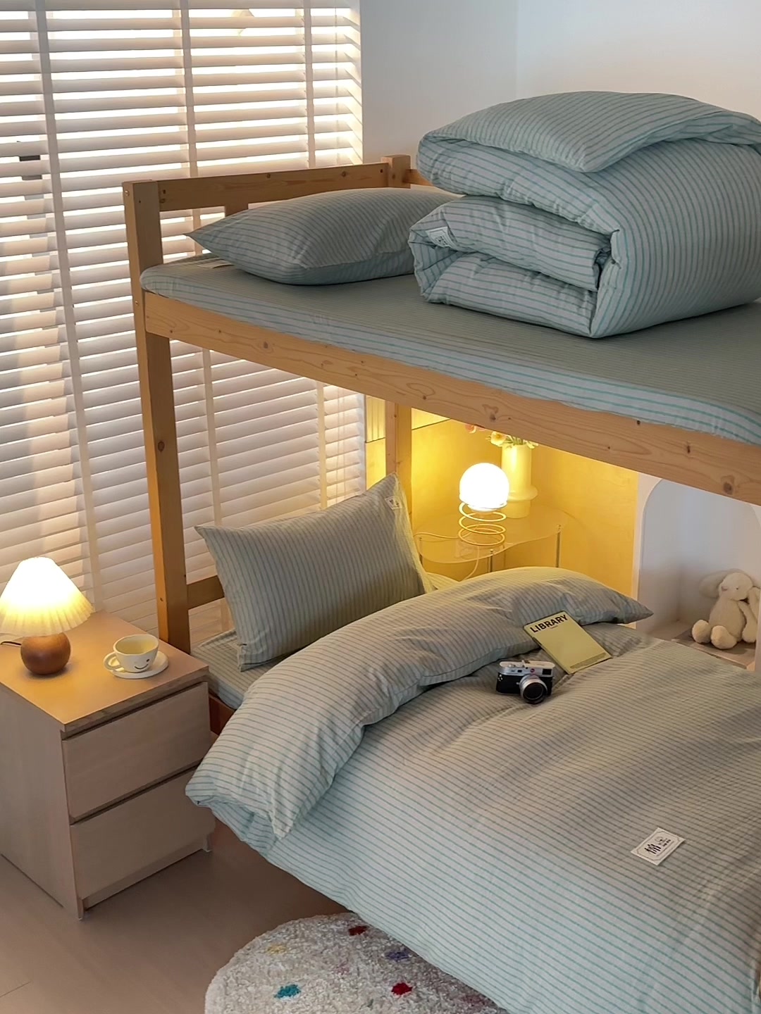 学生党宿舍三件套，眠格全棉色织水洗棉值不值这个价？