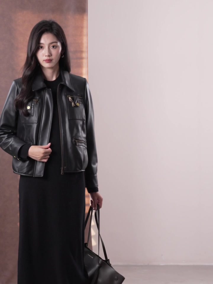 街头女王必备！这件皮衣让我气场全开💥