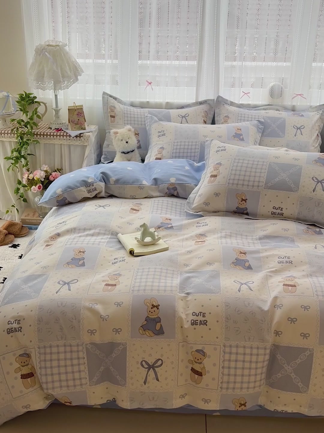 399元入的四季通用全棉印花被套，水漾系列也太仙了吧！