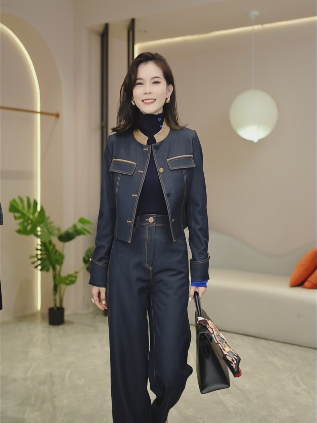 兰瑟儿早秋套装：牛仔界的“松弛感”天花板？