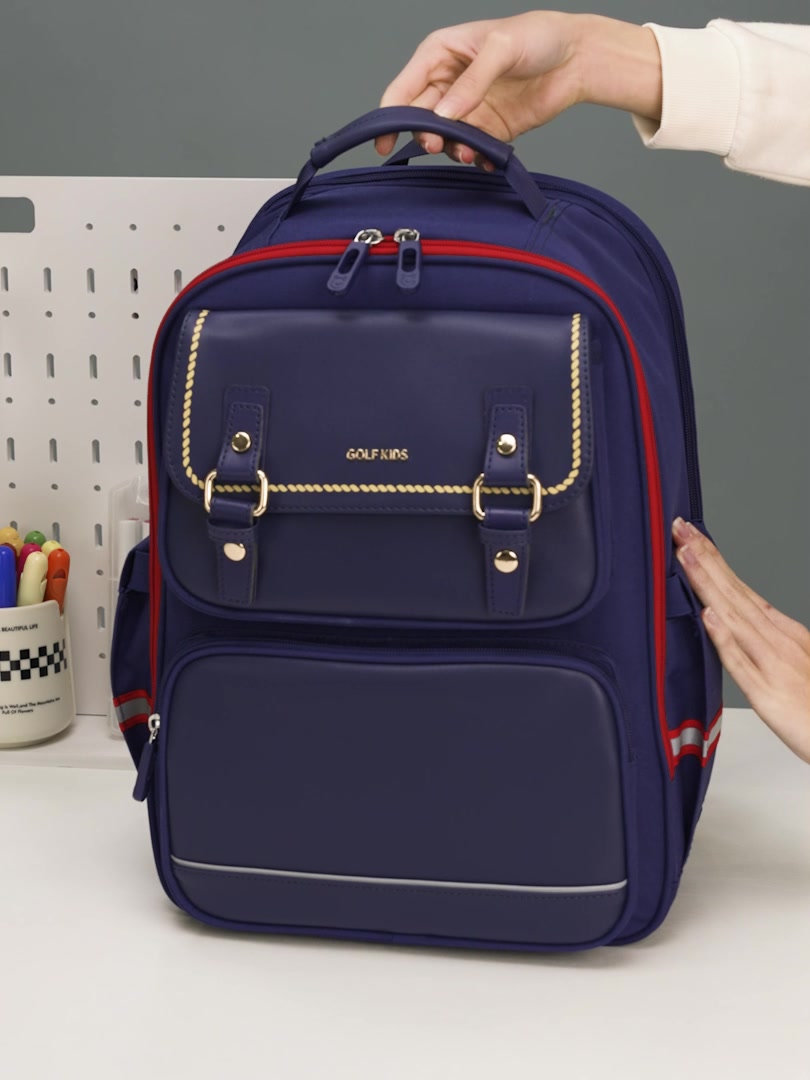 小学生书包天花板!GOLF这款轻便减负书包,三到六年级男女通用,容量大得惊人!