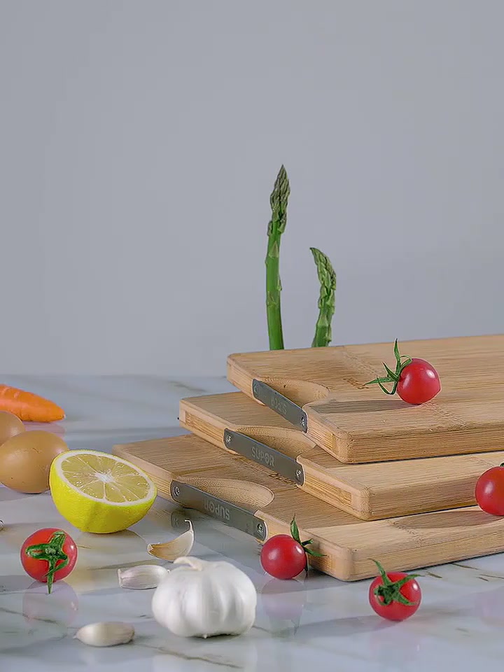 苏泊尔天然整竹砧板，双面可用，厨房里的颜值担当！