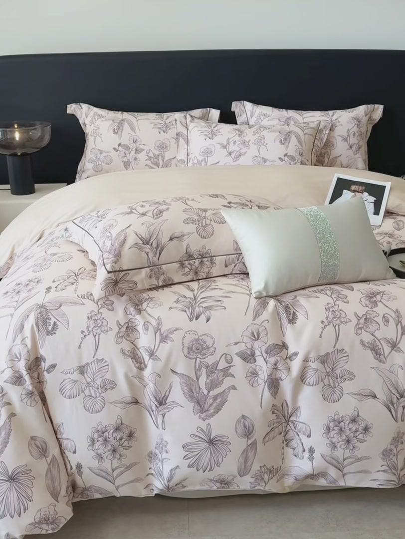 姐妹们！这个被套也太舒服了吧！眠格A类数码印花全棉磨毛单被套，我直接爱了！