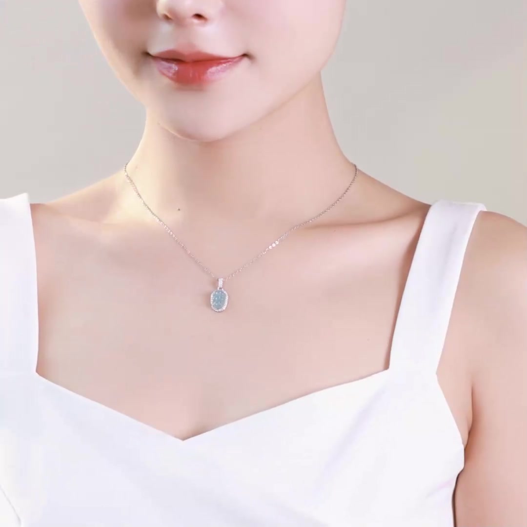 💰178元捡到宝！S925银镶翡翠金枝玉叶吊坠开箱，附证书还送链子！