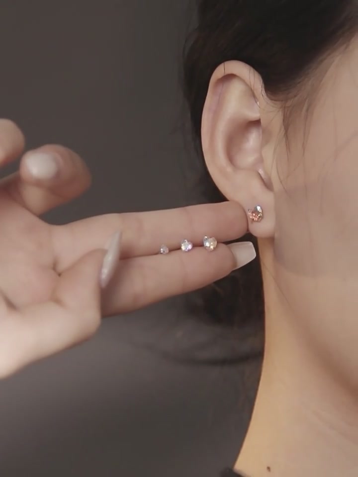 DTOTO爱心耳钉开箱：学生党也能轻松拥有的百元足银饰品，闺蜜礼物首选！