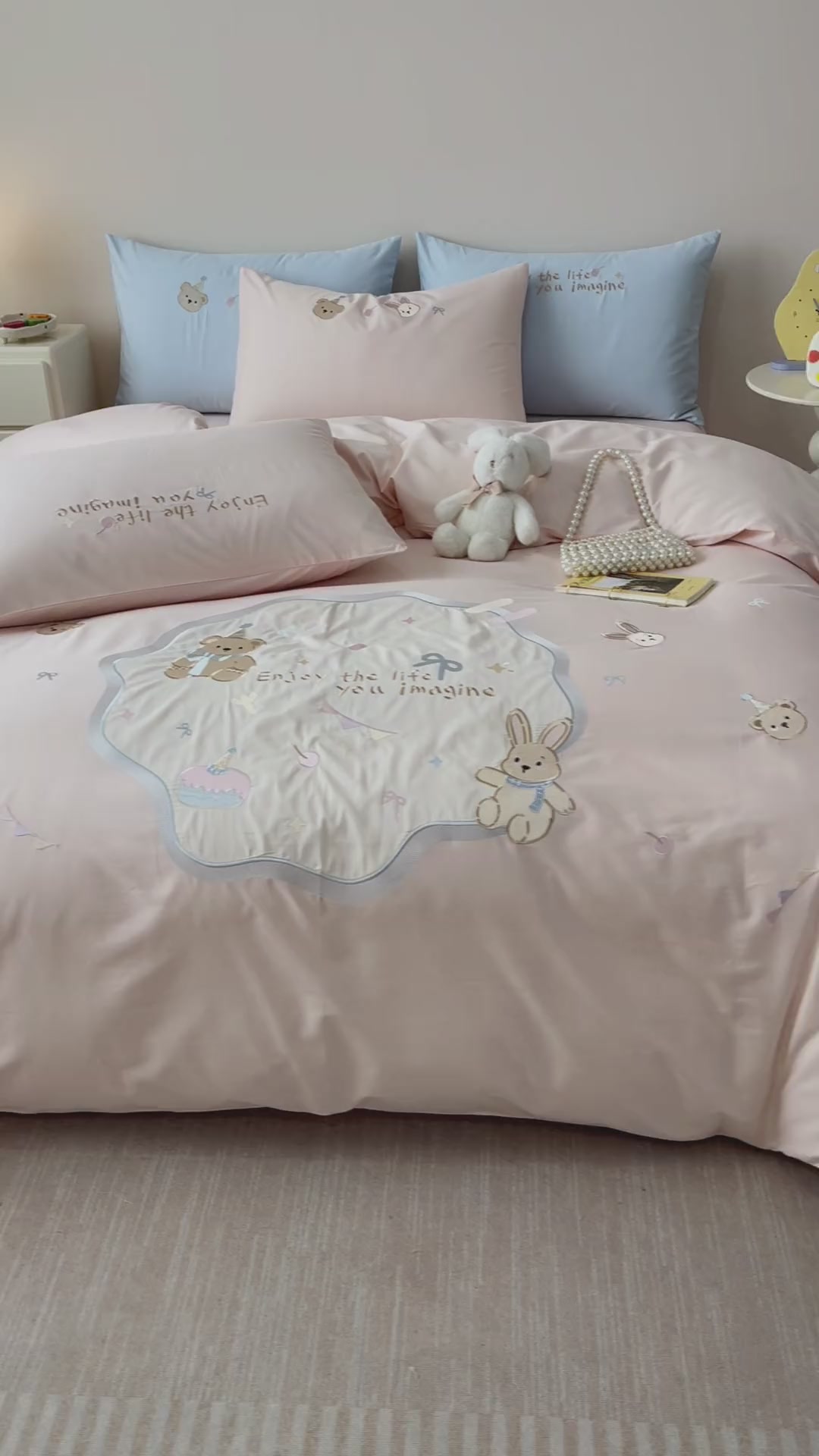 少女心爆棚！MACT小熊四件套，睡在童话里不是梦💕