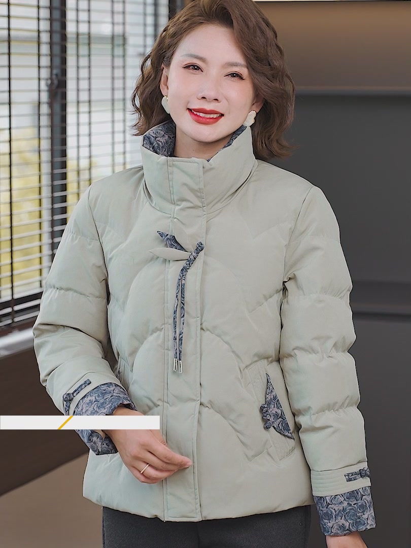 寻蔻年华新款妈妈装，是洋气还是老气？1298元短款棉衣真实体验分享