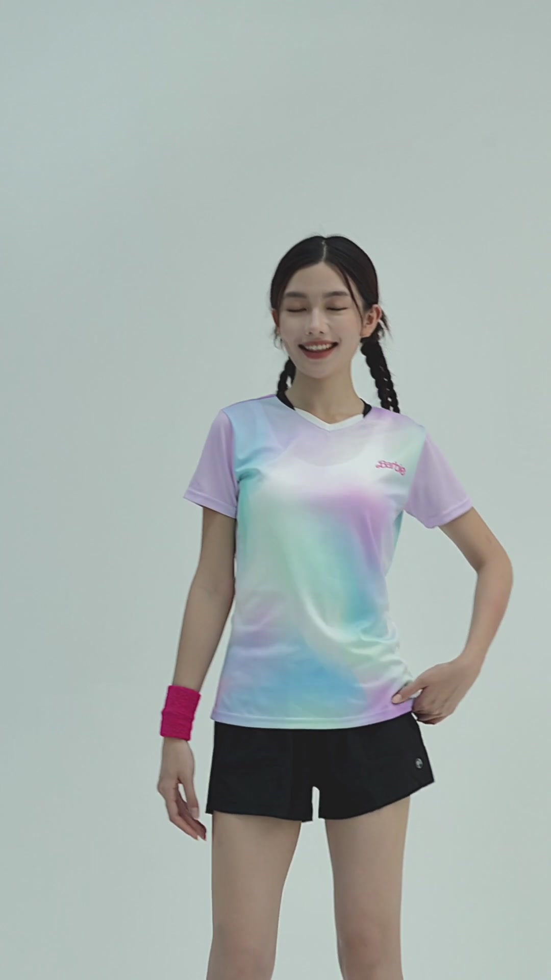 芭比运动套装：速干透气，运动也能玩转“多巴胺穿搭”