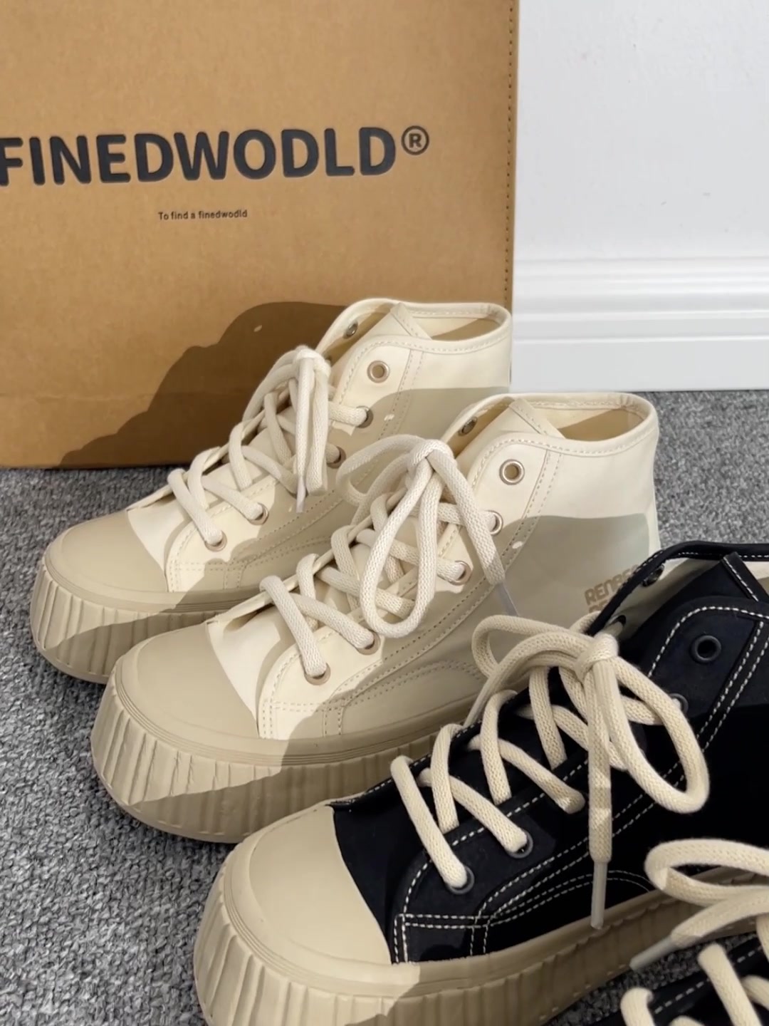 人本帆布鞋：高帮复古风，百搭又舒适，这个秋天我穿它！