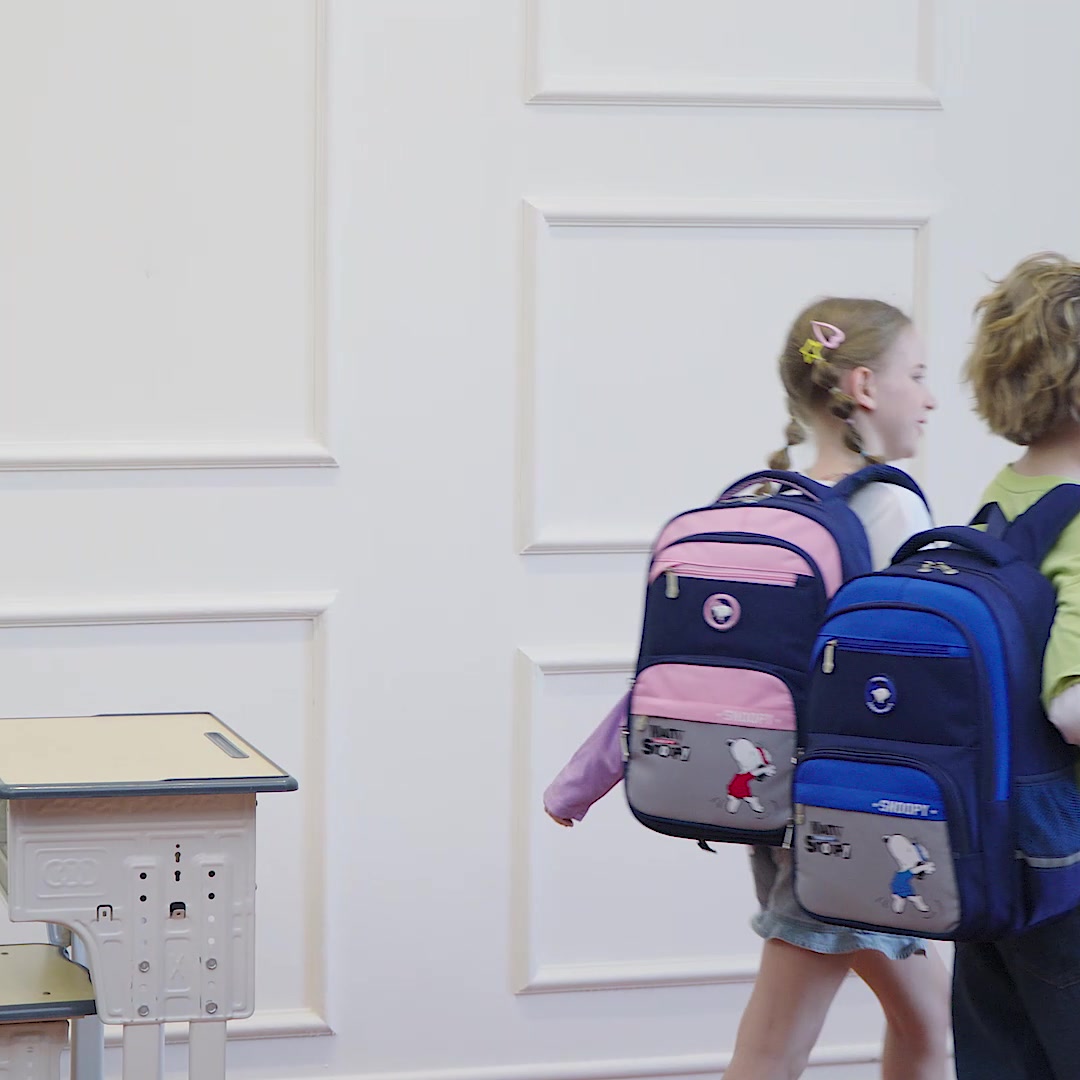 开学季必备!史努比护脊书包,娃儿背得轻松,妈妈看得放心!