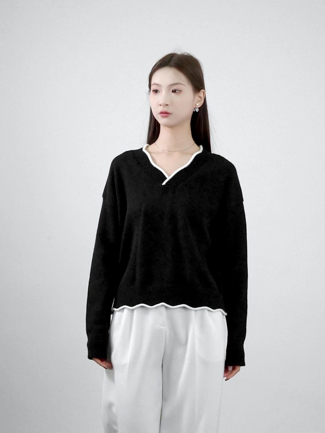 花边针织衫｜慵懒又高级，我宣布这是2024最值得入手的打底衫！
