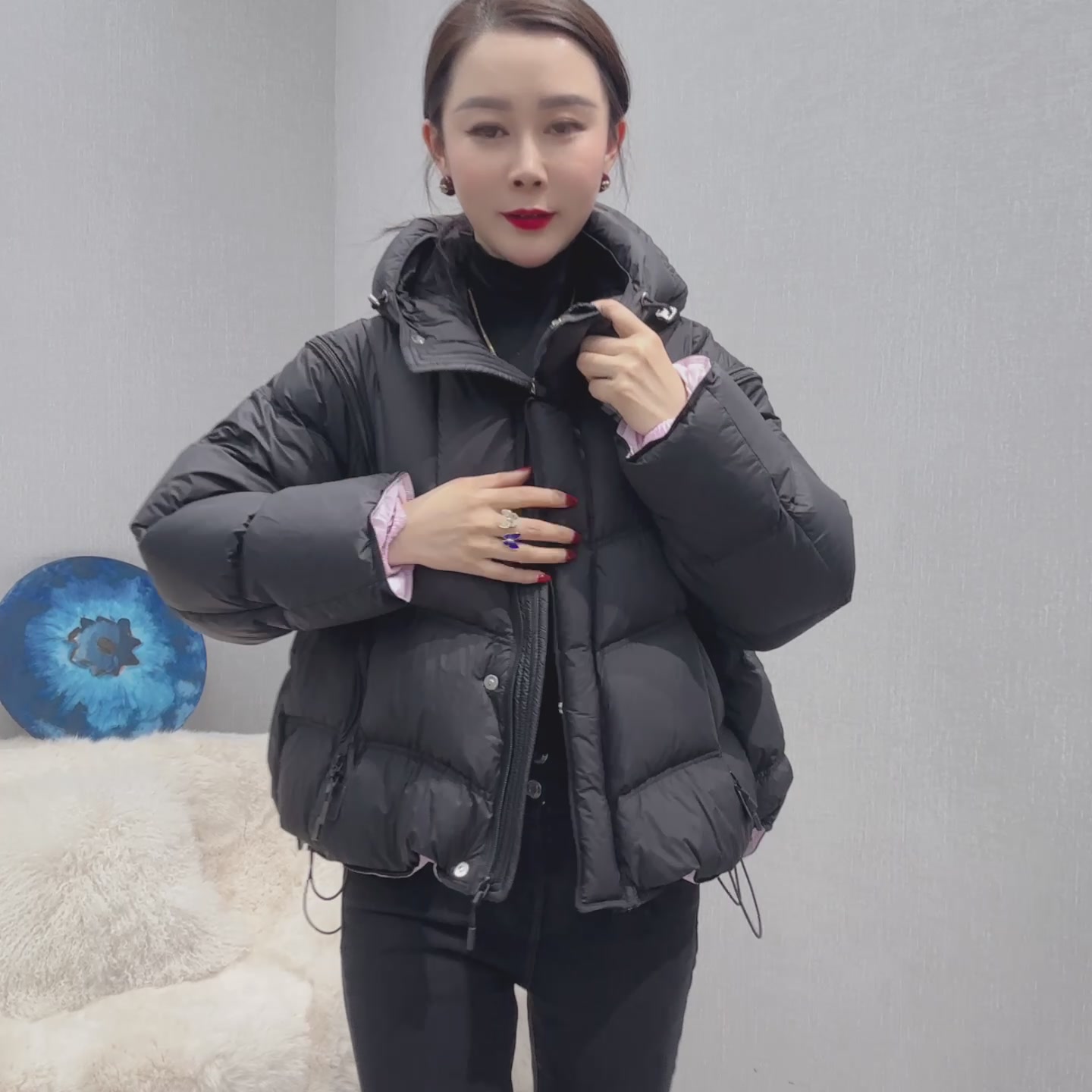 韩系羽绒服测评 | 憨厚皇后中长款，保暖又显瘦！