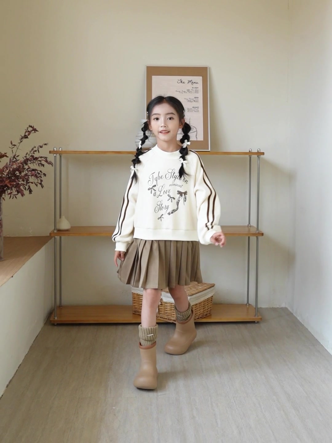 淘气贝贝百褶裙，我的春日穿搭新宠！