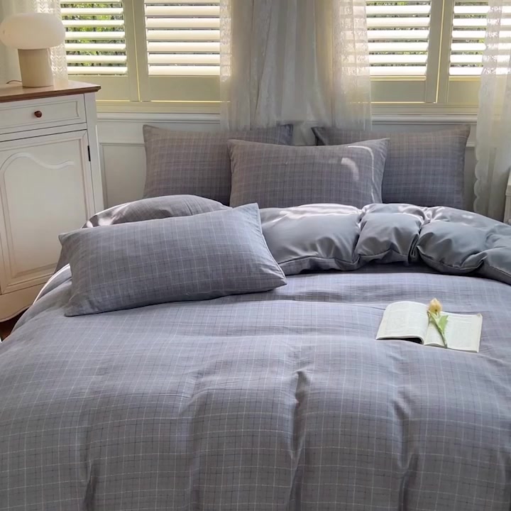 开学季必入！这款水洗双层纱棉麻床品，让我爸妈都夸我懂生活