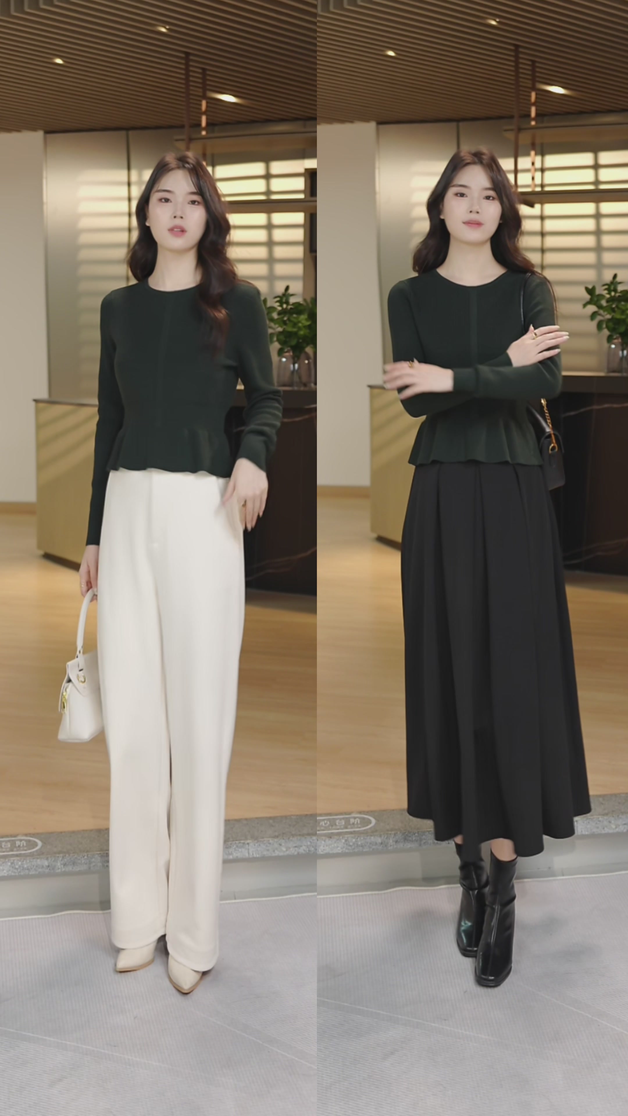 晚白ONEBUYE秋冬毛衣：韩系气质与弹力修身的真实体验