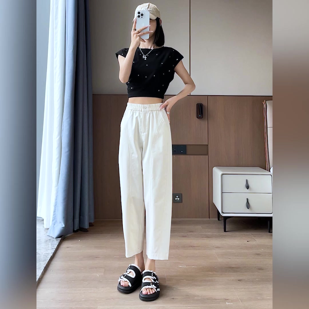 今芙香蕉裤测评：夏天穿它，真的能凉快又显高吗？