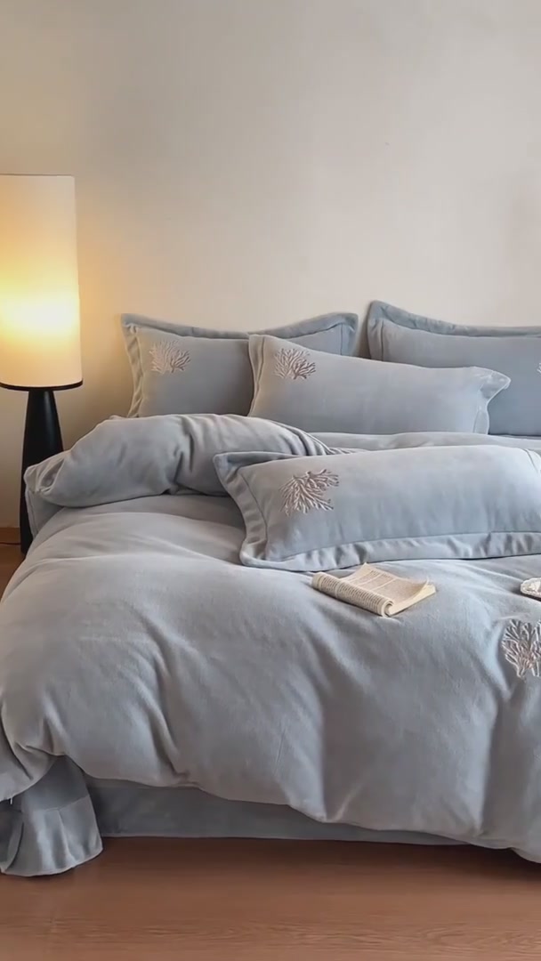 保睿利斯冬季牛奶珊瑚绒四件套：暖冬里的温柔陷阱？