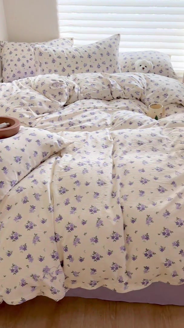 被问爆的卧室好物！双层纱四件套也太舒服了吧😭