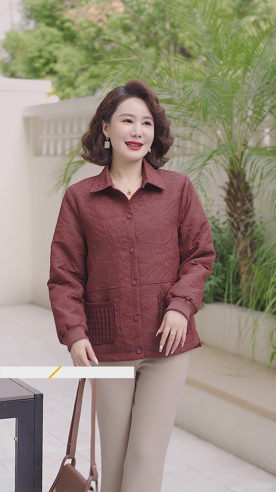 妈妈辈的优雅开衫，单排扣设计超显气质！