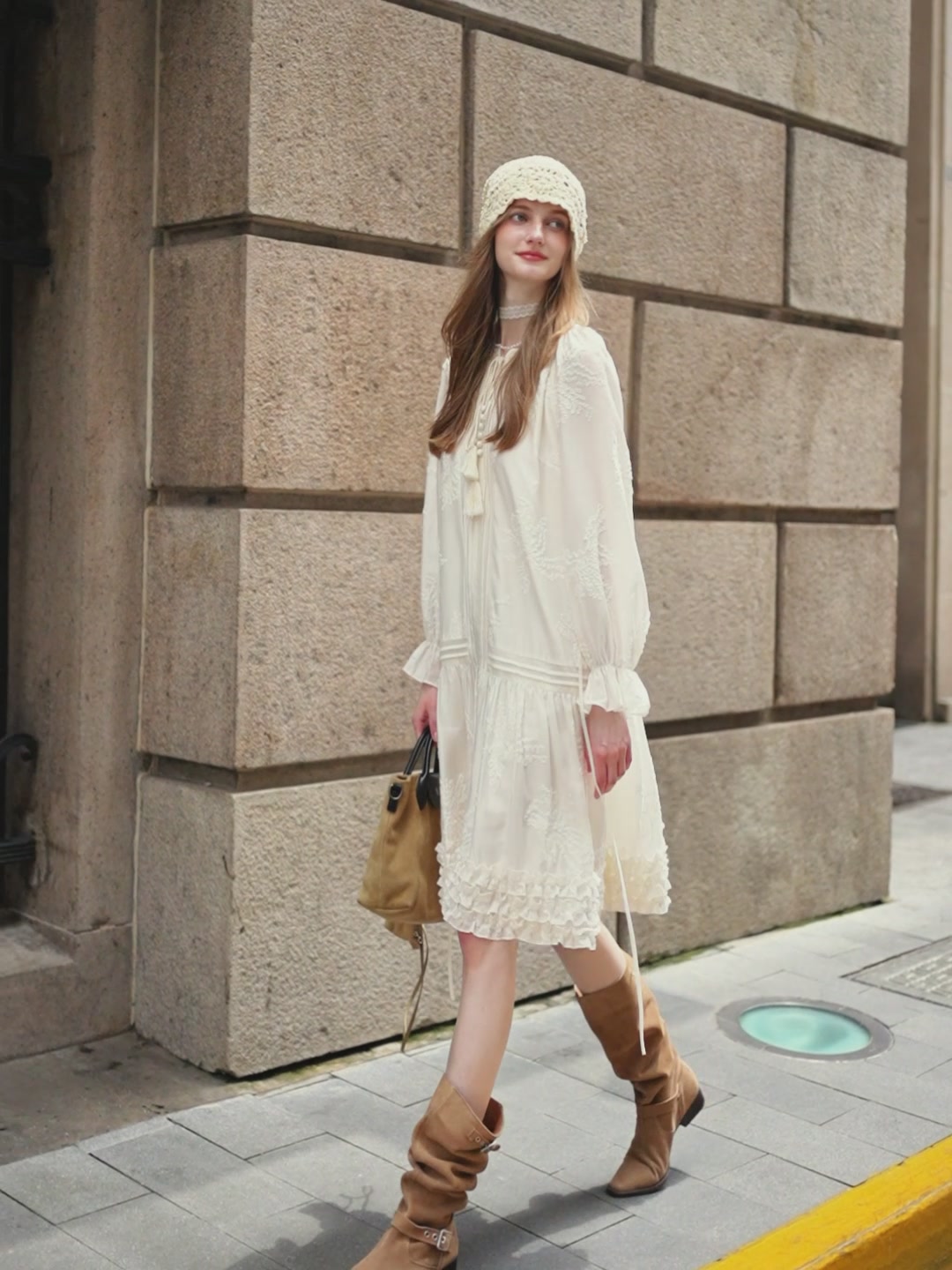 波西米亚风连衣裙，穿出自由灵魂的飘逸感✨