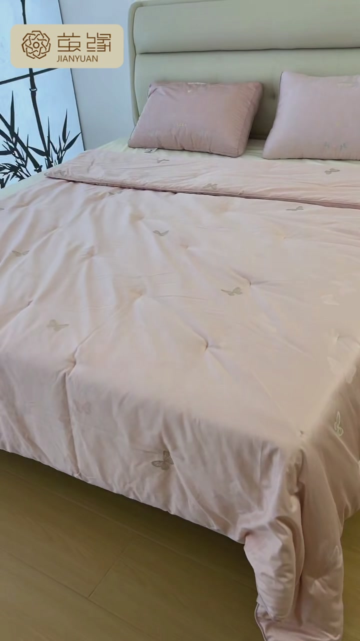 【高端定制】茧缘100支全棉桑蚕丝被,蝴蝶翩翩,享受奢华睡眠体验!
