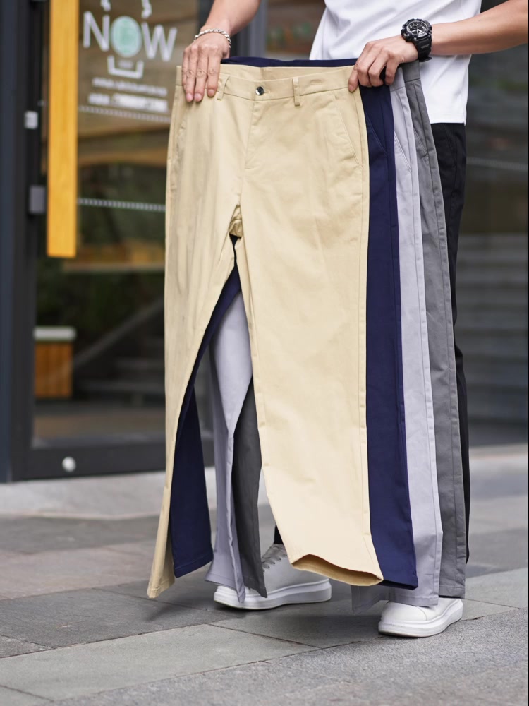 职场穿搭新宠！这条弹力商务休闲裤让我轻松应对各种场合