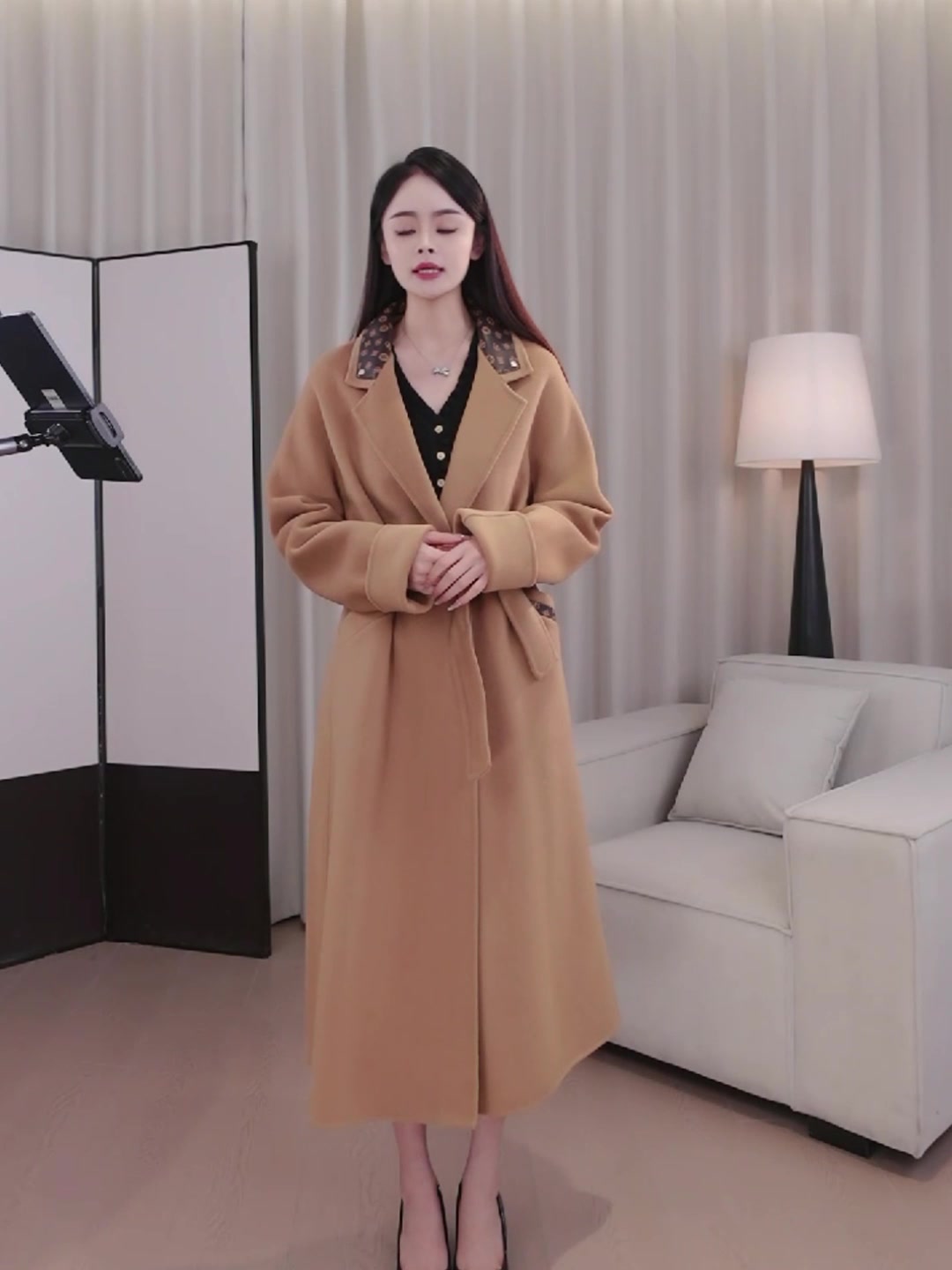 芭蒂娜羊毛大衣测评｜剪标款也能穿出高级感！