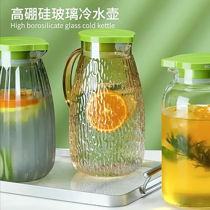 夏日必备！CCKO自动开合冷水壶，懒人福音，解放双手的快乐