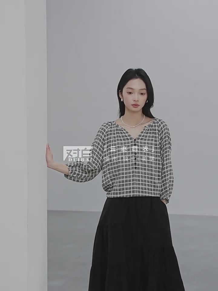 对白duibai 26春新品：松弛感格纹套装，我的春日冒险新装备