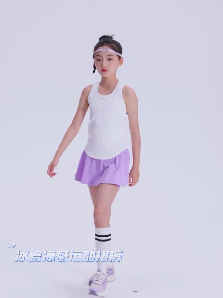 左西女童运动速干短裙：夏日小公主的‘假两件’冒险，¥399值不值？