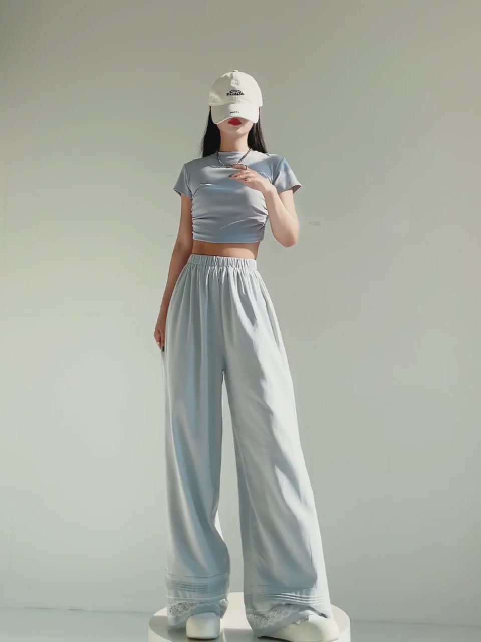 赢夫人冰丝棉麻裤，夏天穿真的凉快又显瘦！