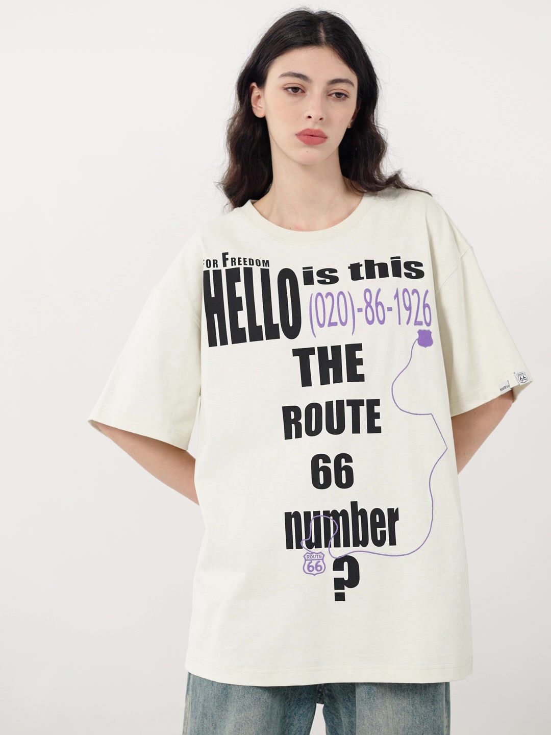 ROUTE 66夏季新款T恤，美式复古风，宽松又显瘦！