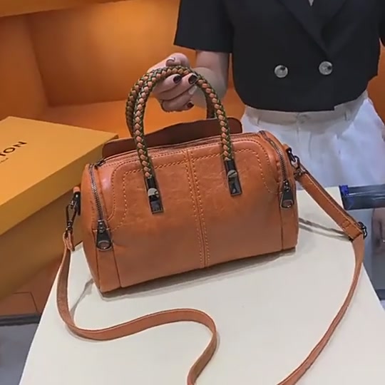 VANDEE大包包女2025新款：编织波士顿包，199元值不值？