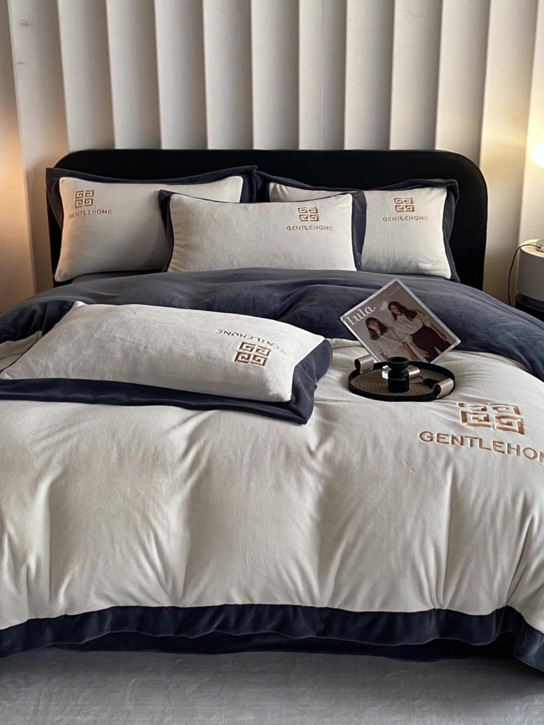 睡进梵西的温柔乡，牛奶绒四件套让我秒变‘躺平艺术家’