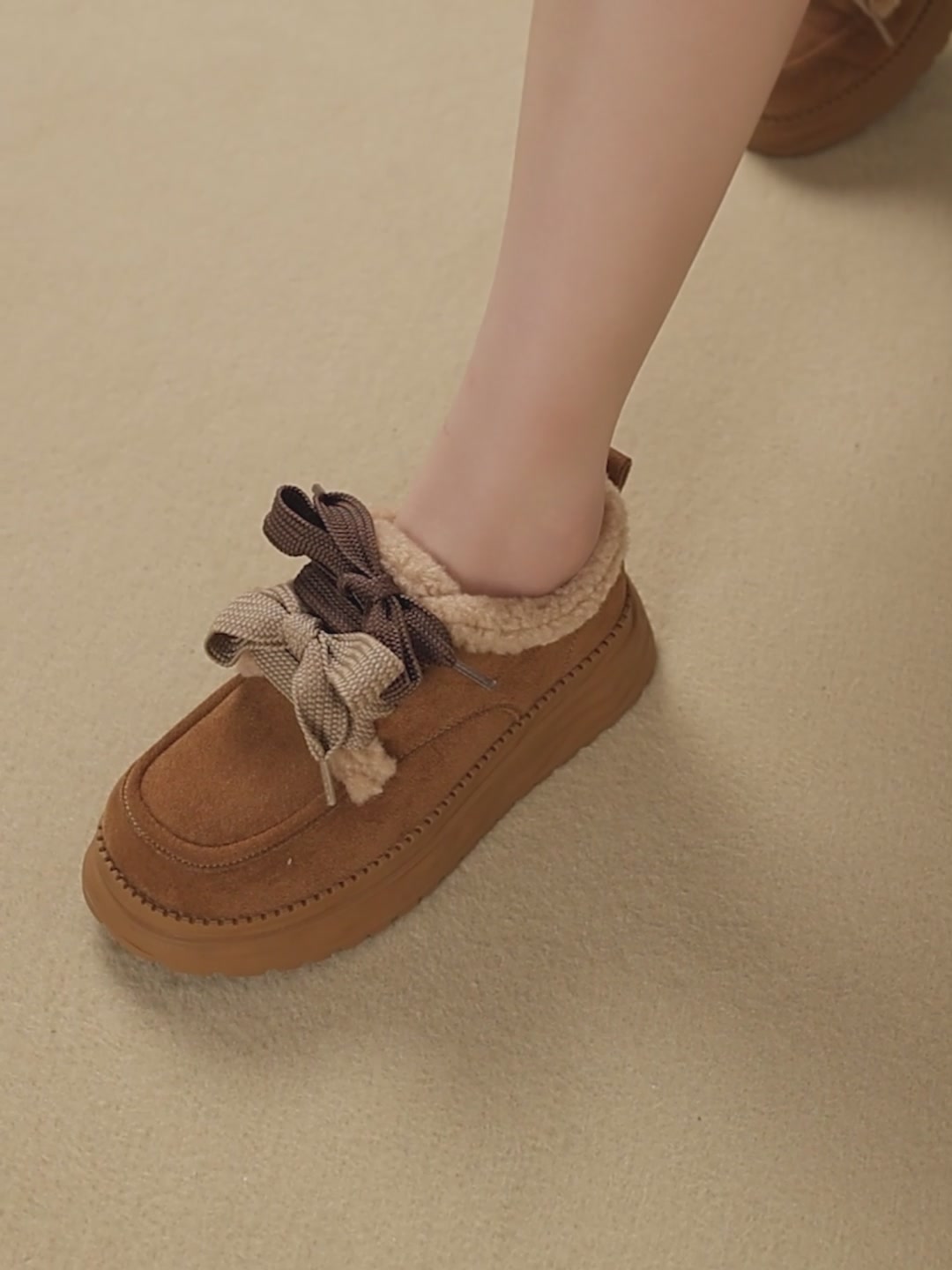 达芙妮这双厚底雪地靴，让我在冬天找到了快乐星球！