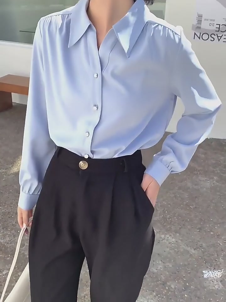 2026年早春必备！筱苮这件白衬衫，穿上秒变气质天花板！