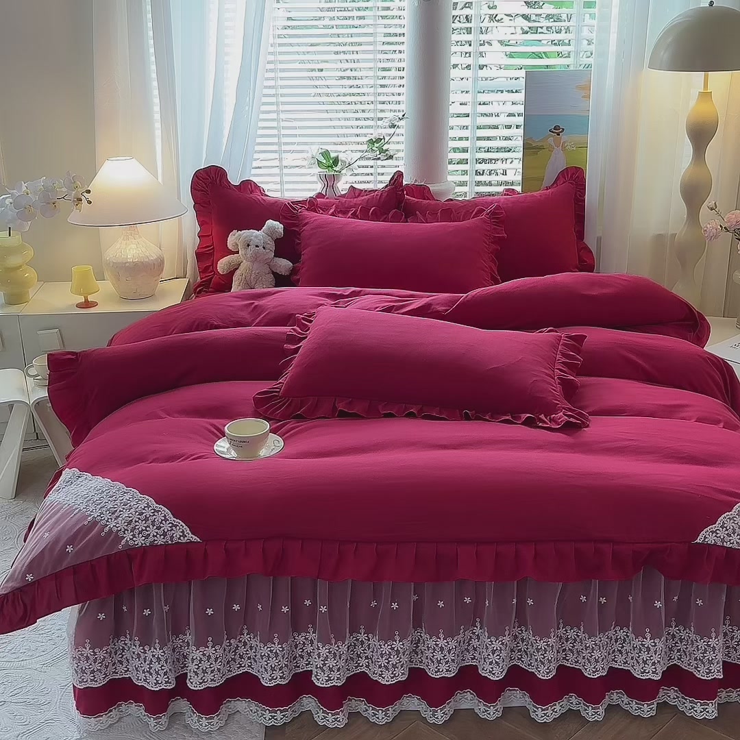 南方生活韩式公主风四件套：少女心爆棚的裸睡神器，值不值得入手？