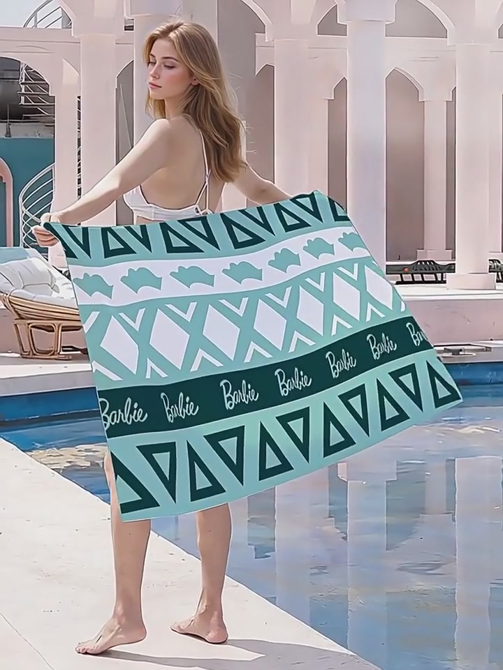 芭比浴巾，海边度假的“神级”伴侣！