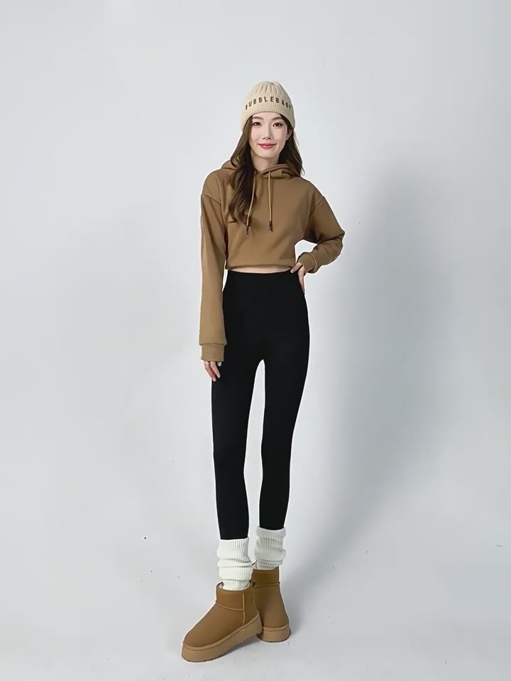 鲨鱼裤界的“暖男”？梦寰菱格绒鲨鱼裤实测：保暖与塑形兼得！