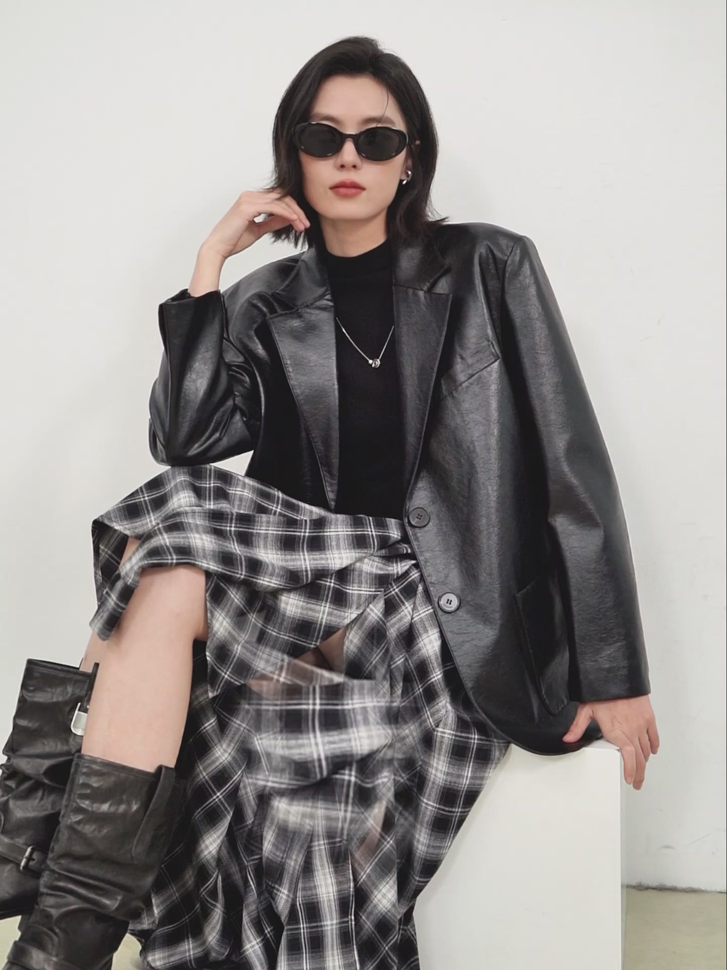 复古皮衣西装测评：穿上它，我就是2025秋季最飒的姐！