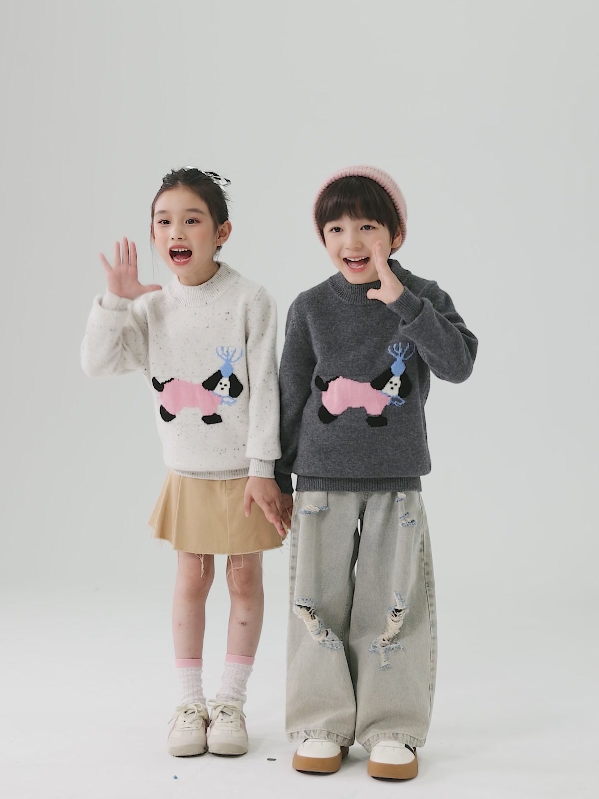 暖若娇儿童羊毛衫：马戏团提花里的温暖与童趣