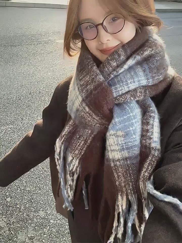 一条围巾的温柔革命：OIMG仿羊绒马海毛围巾的冬日告白