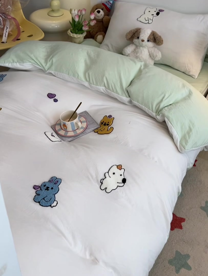 开学季爸妈的暖心礼物：小清新宿舍三件套，柔软到想赖床！