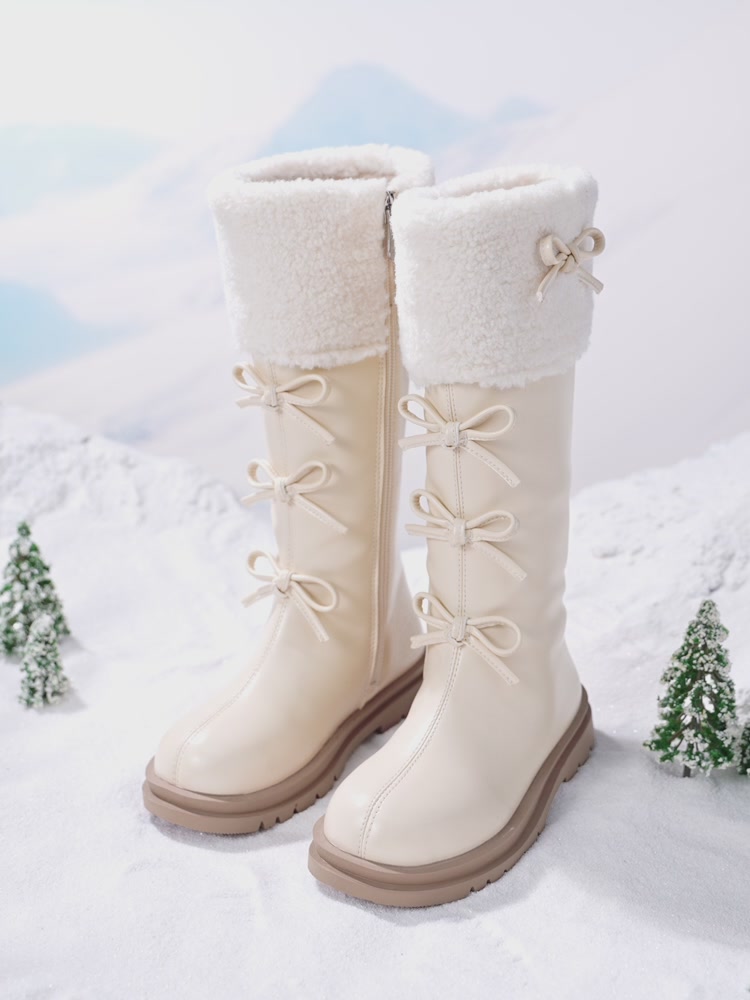 👢399元斯纳菲高筒靴，我女儿穿出小公主范儿，冬季穿搭新思路！