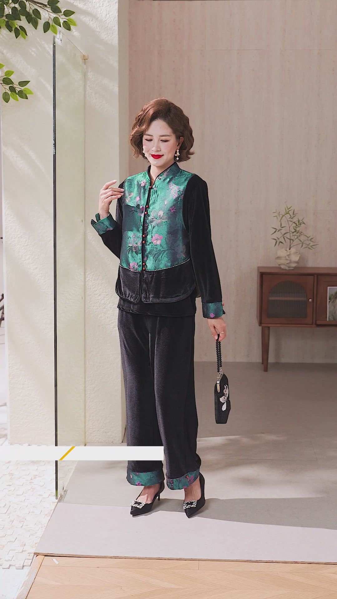 云曼裳新中式三件套：妈妈也能穿出洋气国风范儿！