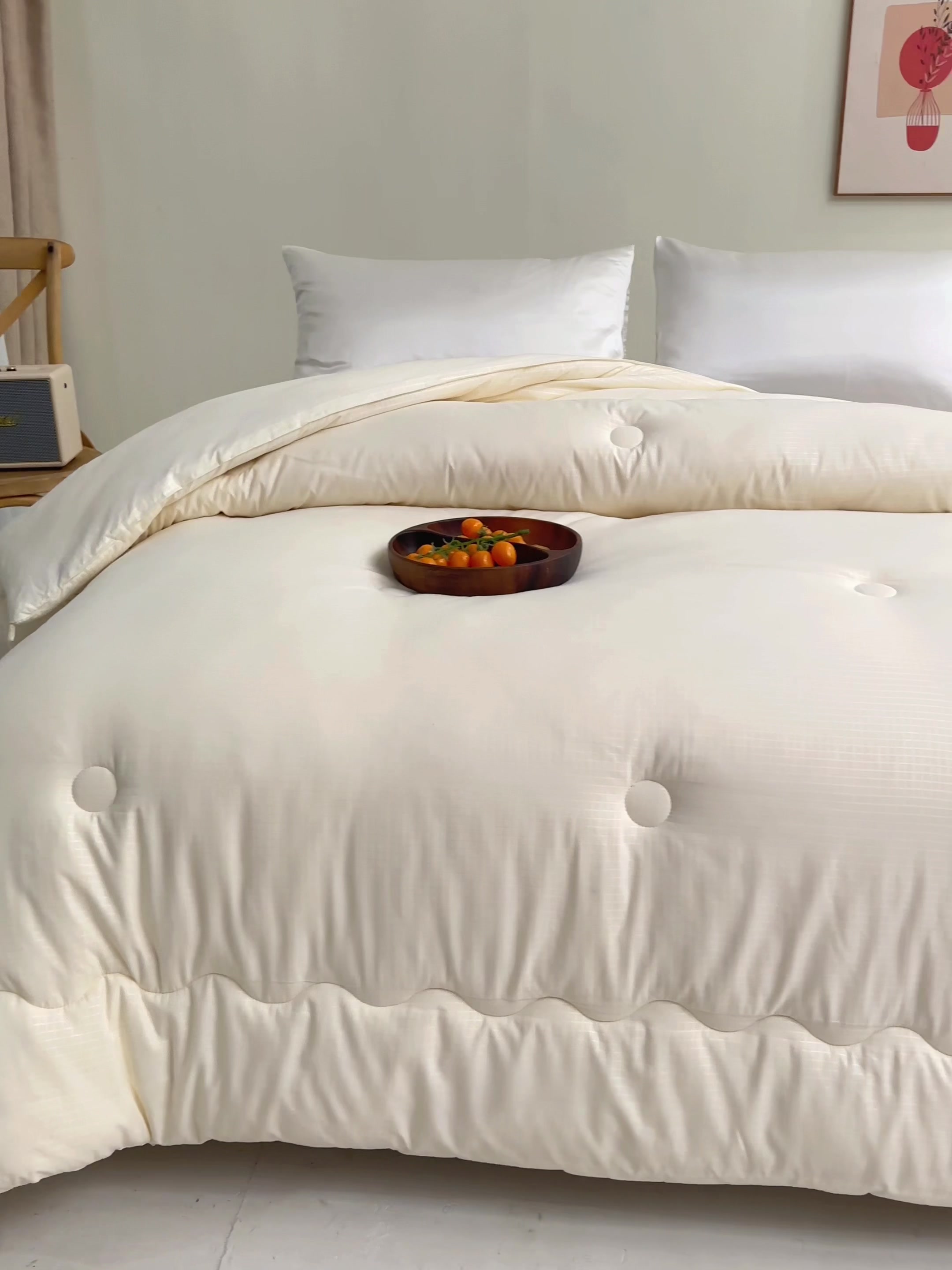 眠格华夫格大豆被：一个独处爱好者的温暖选择