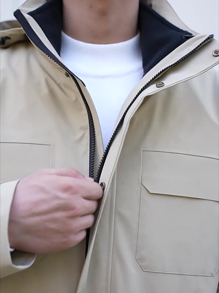 商务户外两不误！梦寰冲锋衣三合一，防水防风还保暖，徒步登山露营都搞定！