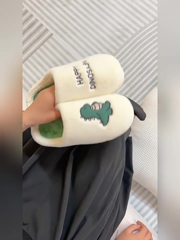 泰禾小熊棉拖鞋：冬天里的温暖小确幸，防滑厚底真香！