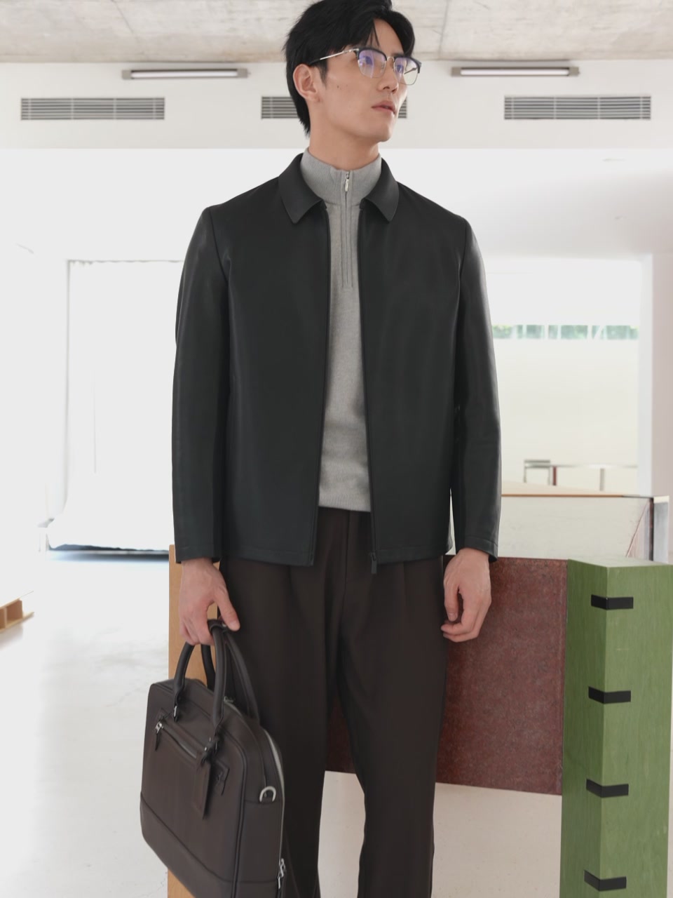 秋冬必备！这件真皮夹克让我帅出新高度💥