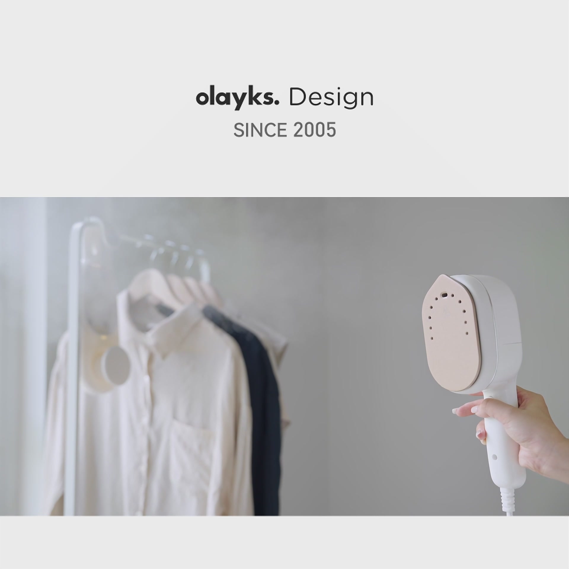 精致生活必备！欧莱克手持挂烫机，轻松搞定衣物褶皱，杀螨除菌一步到位！